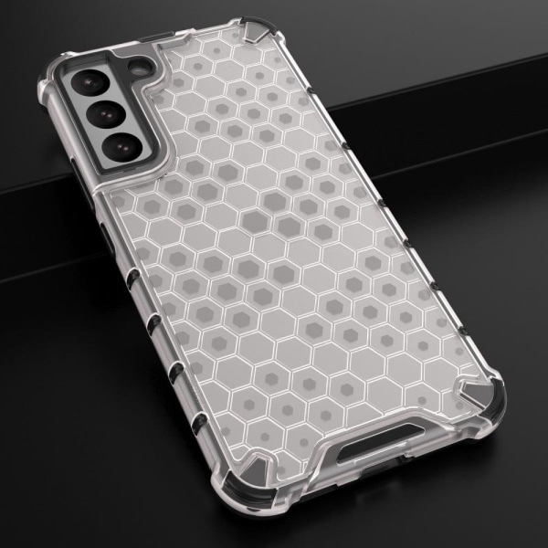 Bofink Honeycomb Samsung Galaxy S22 Plus Etui - Grå Silver grey