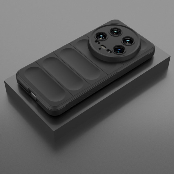 Blødt grebsformet Xiaomi 14 Ultra cover - Sort Black