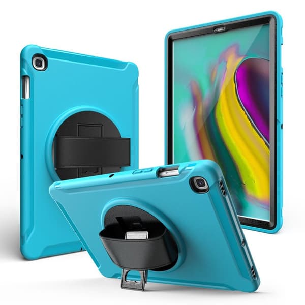 Samsung Galaxy Tab S5E 360 sving holdbar etui - Baby Blå Blue