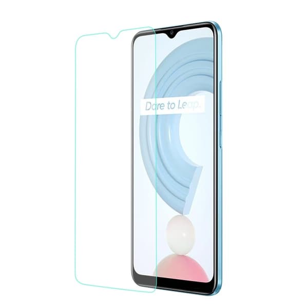 0.3mm härdat glas Realme C21 skärmskydd Transparent