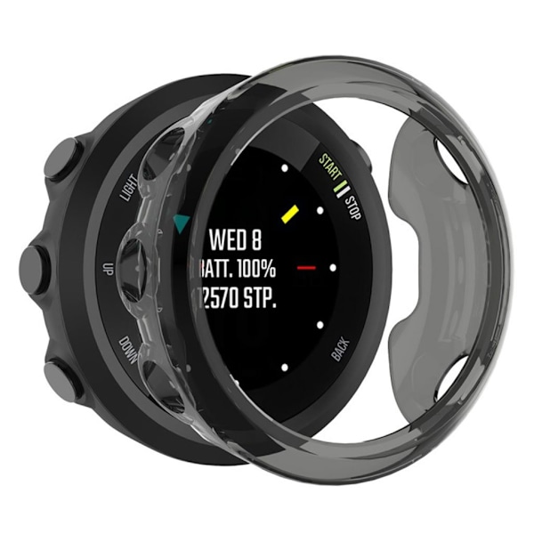Garmin Forerunner 45S kestävä kirkas kotelo - Musta Black
