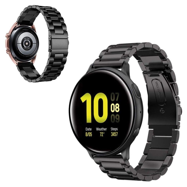 JLT Samsung Galaxy Watch 3 (45mm) ruostumattomasta teräksestä valmistettu ranneke - Musta Black