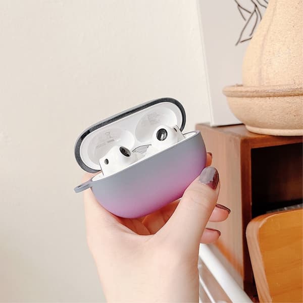 Huawei FreeBuds Pro 2 kaltevuus värikotelo - Harmaa / Violetti Silver grey