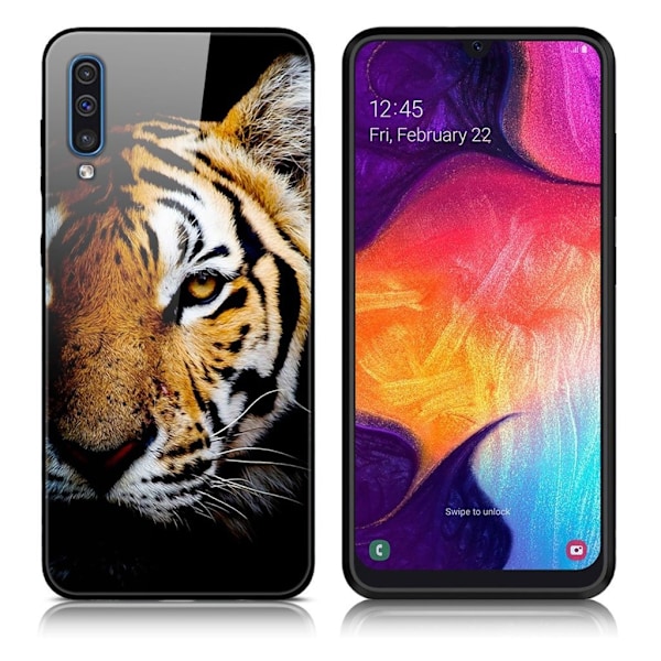 Fantasy Samsung Galaxy A50 deksel - Tiger Multicolor