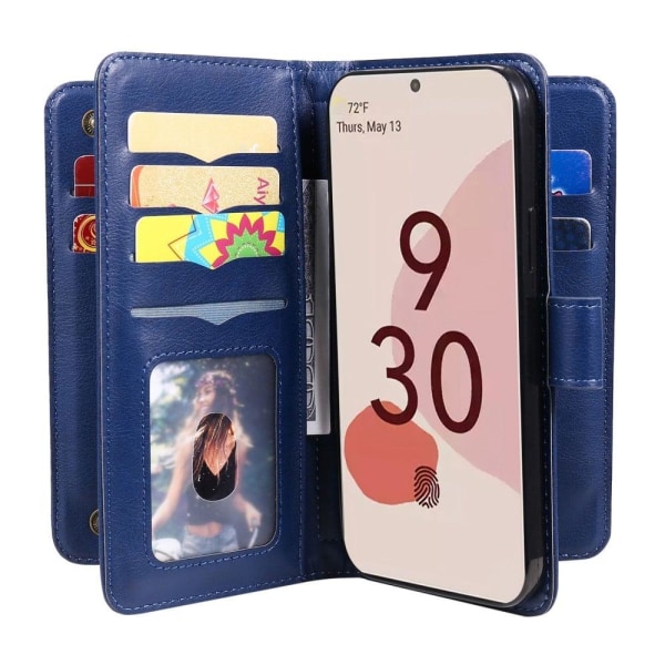 10-slot wallet case for Google Pixel 7 Pro - Dark Blue Blue