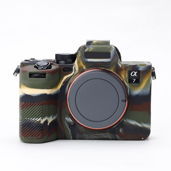 Sony A7 IV silikondeksel - Kamuflasje Green