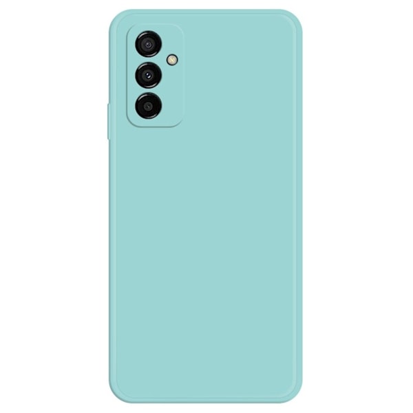 Skråt gummibelagt cover mod fald til Samsung Galaxy M23 / F23 - Cyan Green