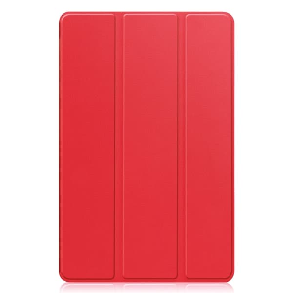 T-Mobile REVVL Tab Tri-fold Stand Smart Case Vegaaninahkainen tabletin kansi - Punainen Red
