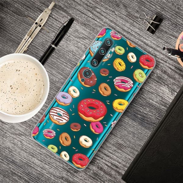 Deco Xiaomi Mi CC9 Pro / Mi Note 10 deksel - Donuts Multicolor