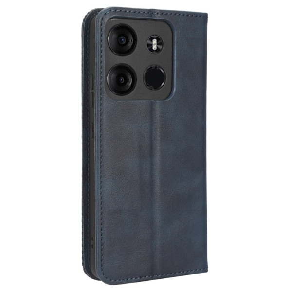 Bofink Vintage Tecno Spark Go 2023 Nahkakotelo - Sininen Blue