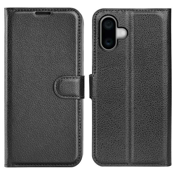Classic iPhone 16 Plus flip etui - Svart Black