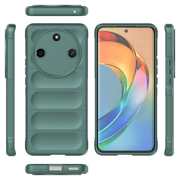 Blødt grebsformet cover til Honor X50 - Grøn Green