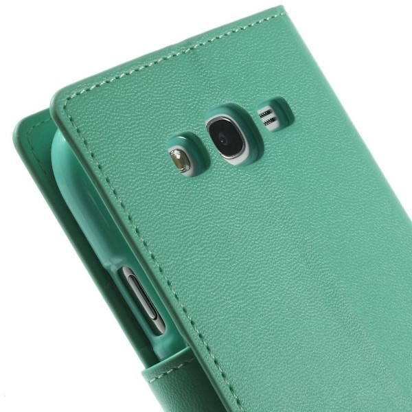 Mercury Sonata Samsung Galaxy Grand Neo Läder Flip Fodral - Cyan Grön