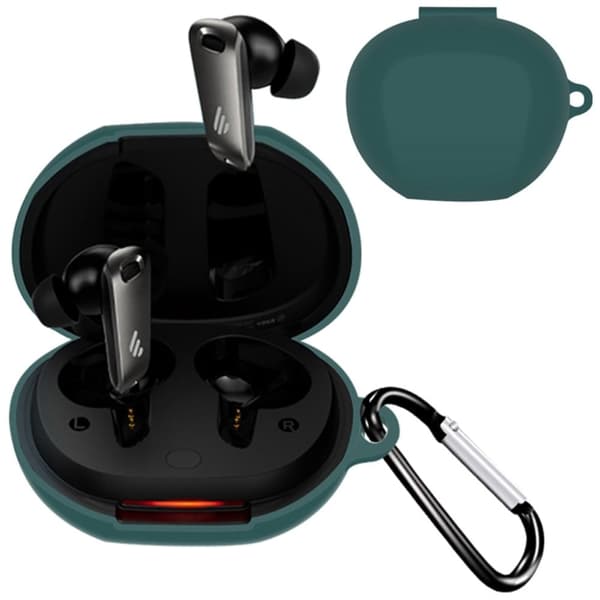 Edifier NeoBuds Pro silikonikotelo soljella - Keskiyön Vihreä Green