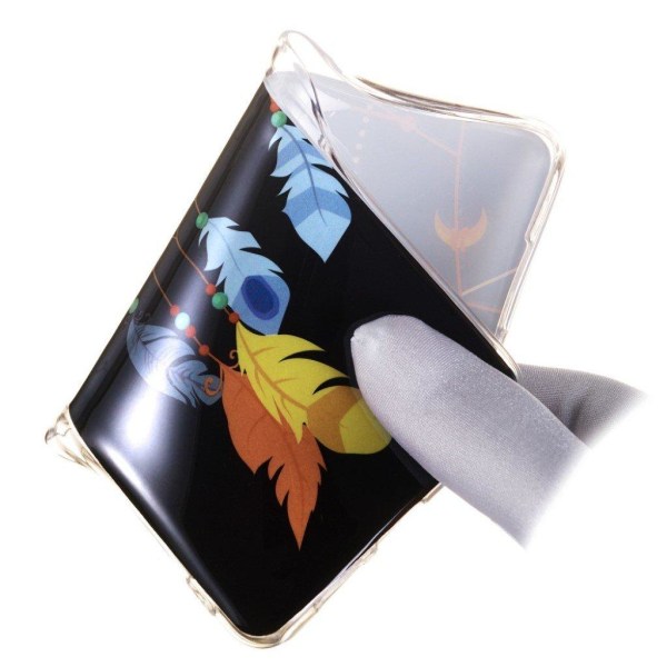 Huawei P30 Lite noctilucent case - Feather Dream Catcher Multicolor