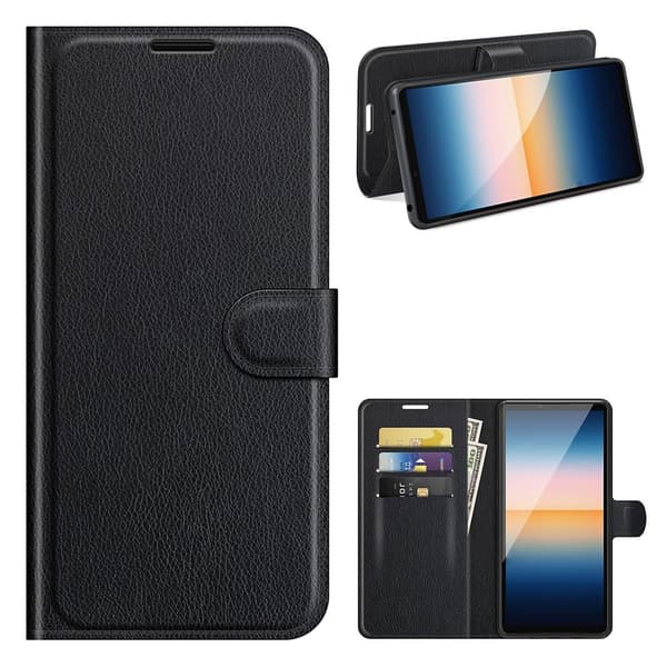 Classic Sony Xperia 10 III Flippetui - Svart Black