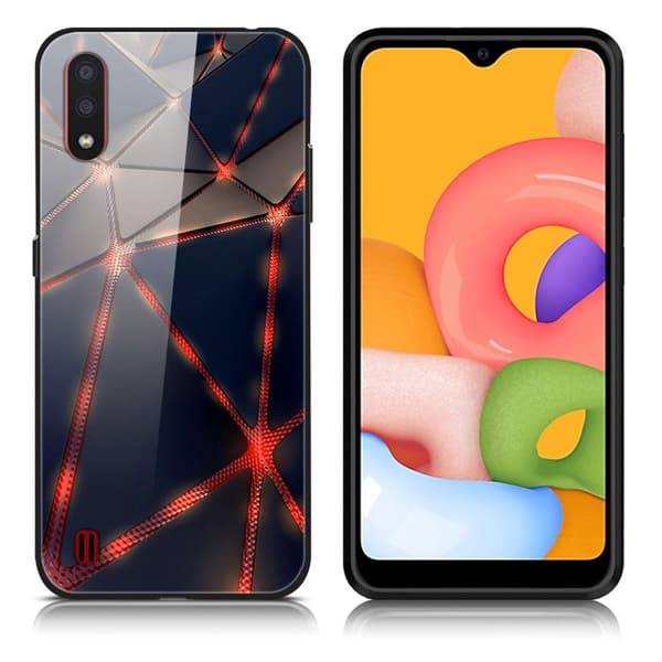 Fantasy Samsung Galaxy A01 deksel - Triangle Multicolor