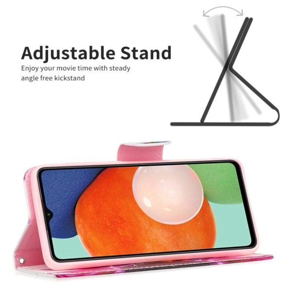 Wonderland Samsung Galaxy A13 4G Flip Etui - Solsikke Multicolor