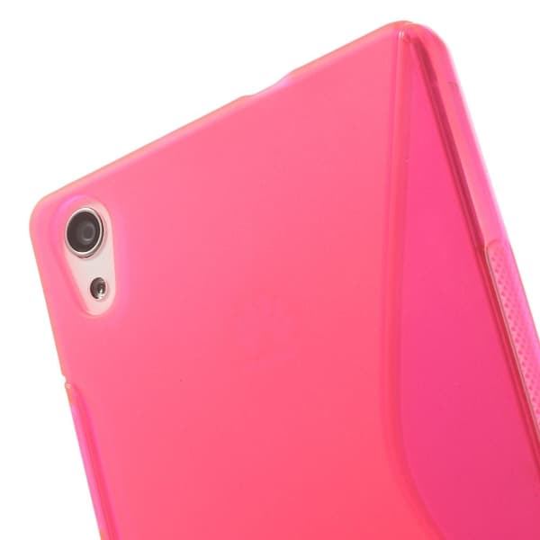 S-Linje (Rosa) Huawei Ascend P7 Deksel Pink