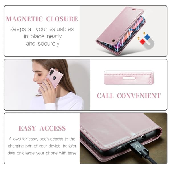CaseMe Samsung Galaxy M10s / A20 / A30 Smooth Etui - Rosa Pink