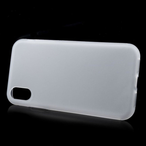 Skridsikkert, fleksibelt etui til iPhone Xs Max - Hvid White