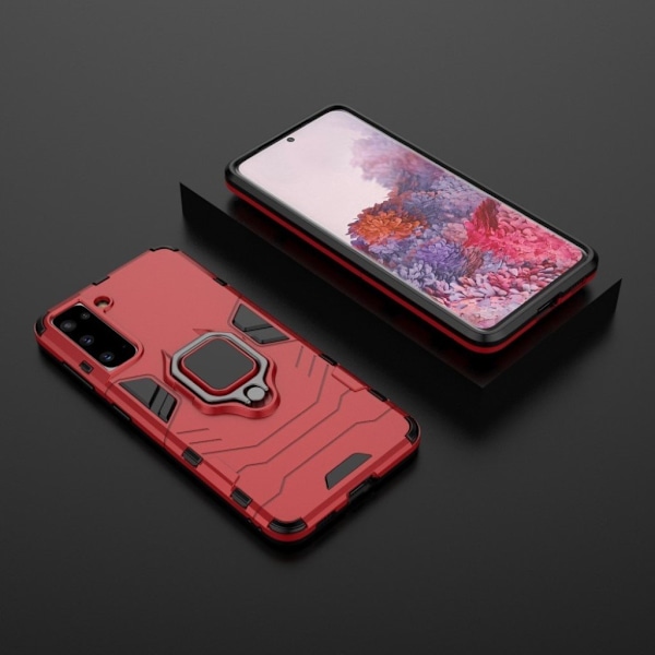 Ring Guard Case Samsung Galaxy S21 - punainen Red