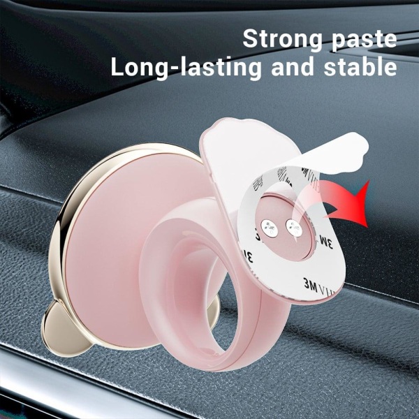 ESSAGER Universal cute style car mount holder - Pink Pink