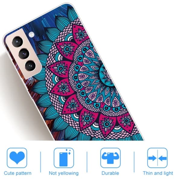 Deco Samsung Galaxy S22 Plus Suojakotelo - Mandala Flower Multicolor