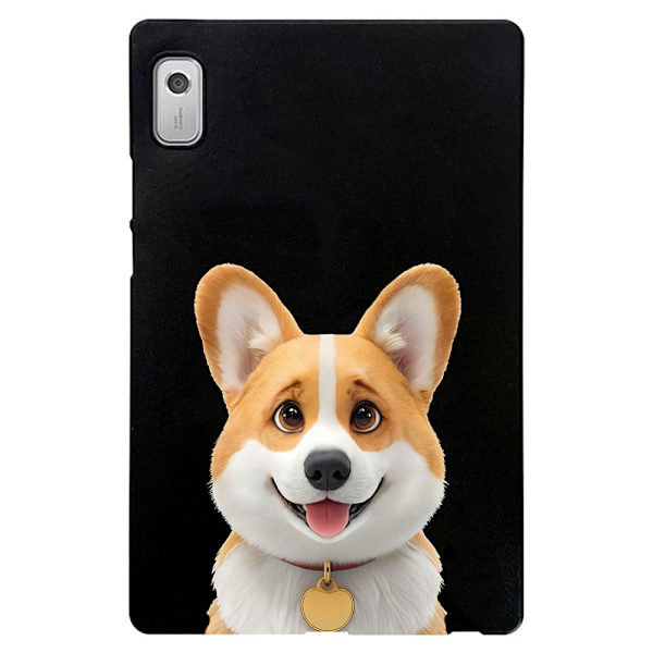 Lenovo Tab M9 Case Pattern Printing Slim Flexible Tablet Protective Cover - Corgi Brown