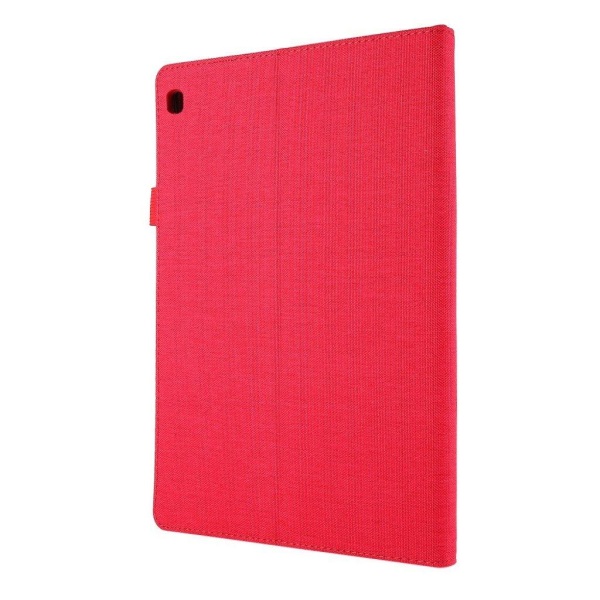 Lenovo Tab M10 cloth leather flip case - Red Red