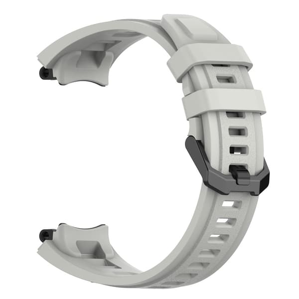 Amazfit T-Rex 2 silikonikellon hihna työkalulla - Harmaa Silver grey
