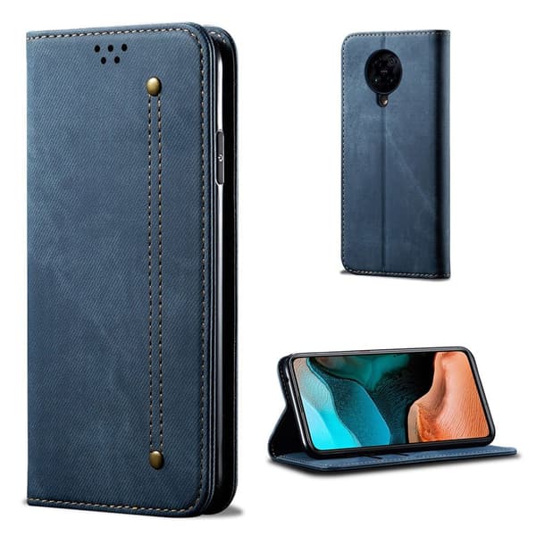 Jeans Xiaomi Redmi K30 Pro / Poco F2 Pro veske - Blå Blue
