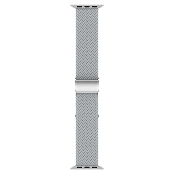 Apple Watch (45 mm) klockarmband i enkel nylon - Pärlvit Vit