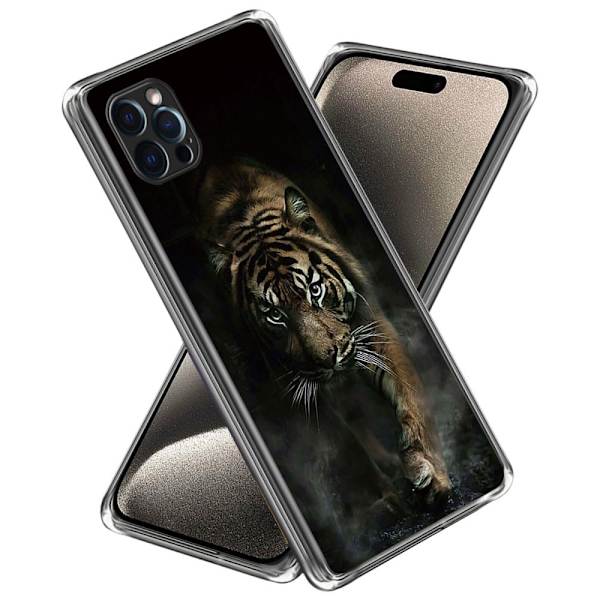 Deco iPhone 15 Pro Max cover - Tiger Brown