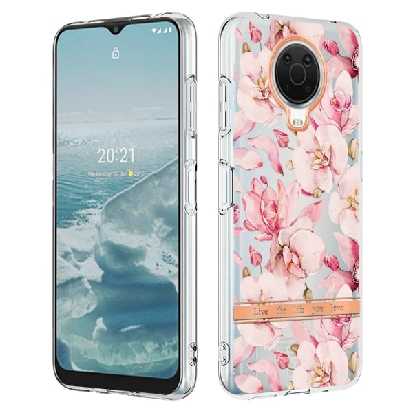 Supertyndt og holdbart softcover til Nokia G20 / G10 - Lyserød Gardenia Pink