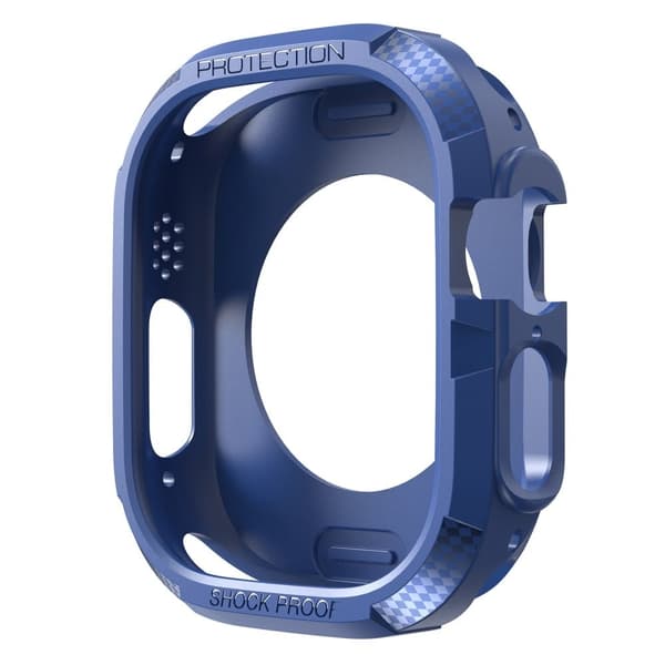 Apple Watch Ultra-överdrag i cabonfiber - Blå Blå