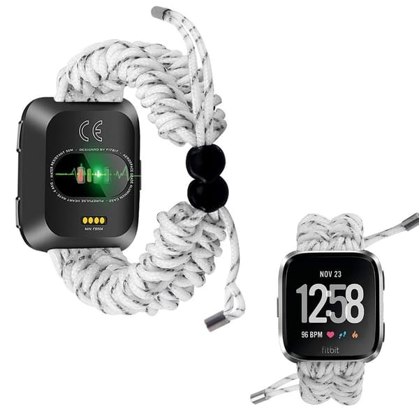 Fitbit Charge Versa punottu kellonauha - Valkoinen White