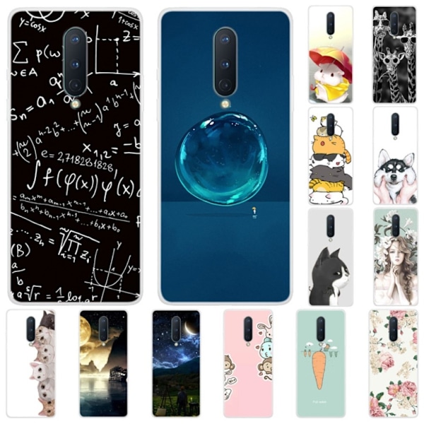 Deco OnePlus 8 etui - Blomstrende Blomster Multicolor