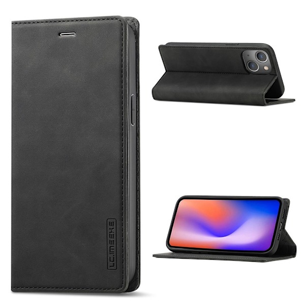 LC.IMEEKE iPhone 13 Mini flip etui - Sort Black