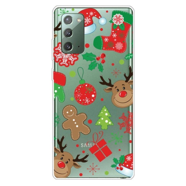 Christmas Samsung Galaxy Note 20 case - Moose Stickers Multicolor