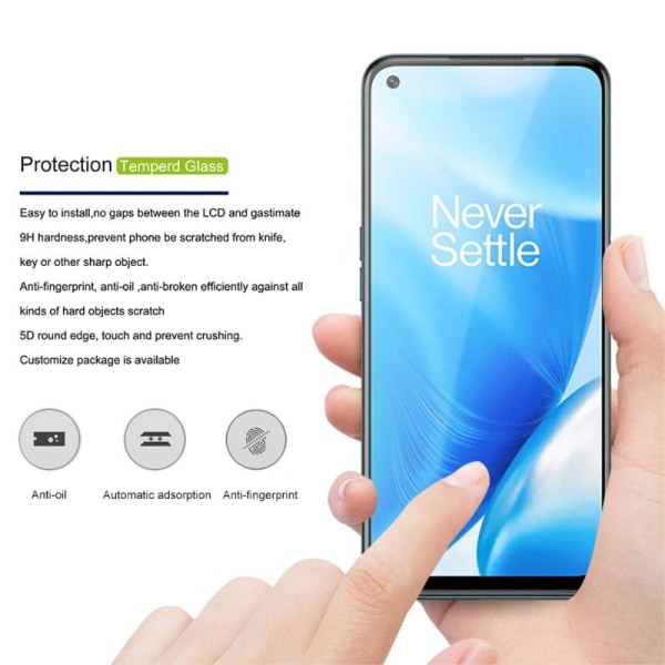 MOCOLO HD OnePlus Nord N200 5G skärmskydd i härdat glas Transparent