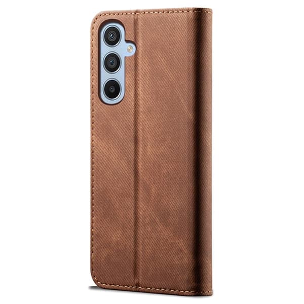 Jeans Samsung Galaxy M34 fodral - Brun Brun