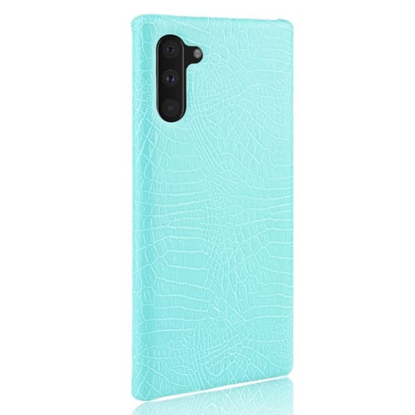 Croco Samsung Galaxy Note 10 deksel - Cyan Green