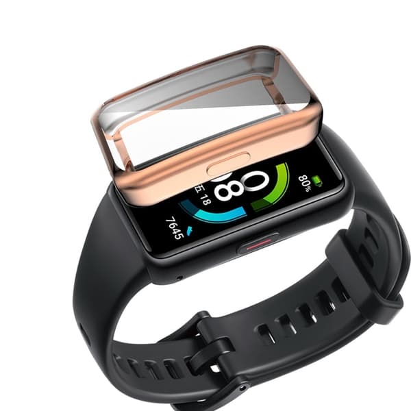 Honor Band 6 galvanointi TPU kansi - Ruusukulta Pink