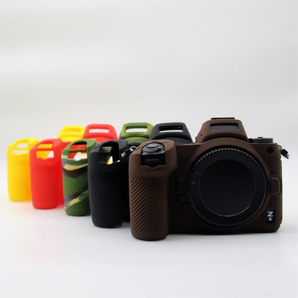 Nikon Z6 / Z7 enkelt silikonskydd - Kaffe Brun