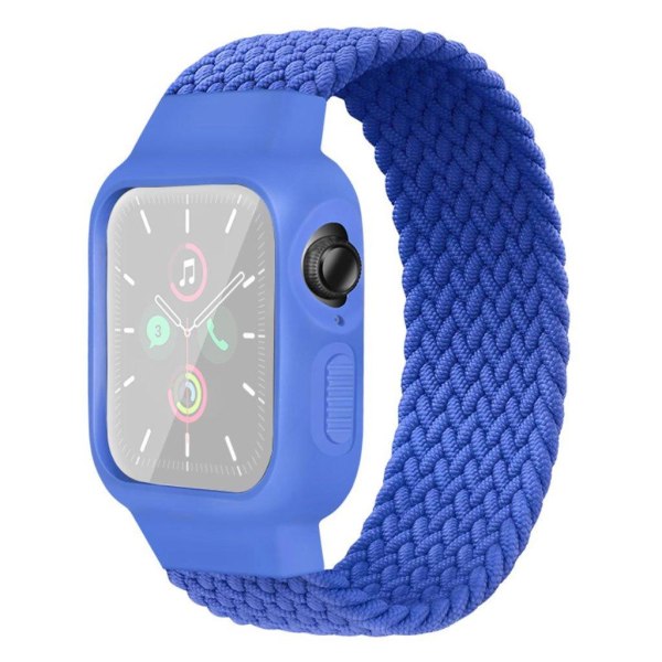 Apple Watch Series 6 / 5 44mm enkel nylon-urrem - Blå / Blå Blue