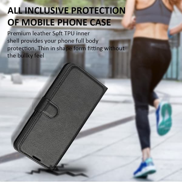 Classic Samsung Galaxy M33 5G flip etui - Svart Black
