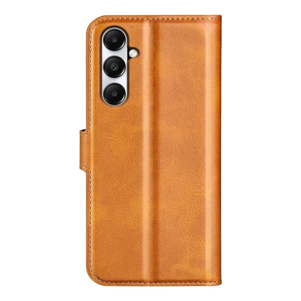 Læretui med Lommebok til Samsung Galaxy A05s - Oransje Orange