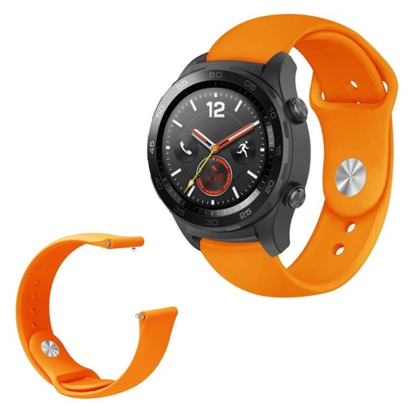 Huawei Watch GT / Magic elegant silicone watch band - Orange Orange