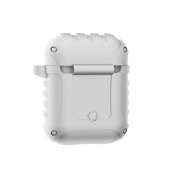 Airpods støtsikker silikonetui - Hvit White